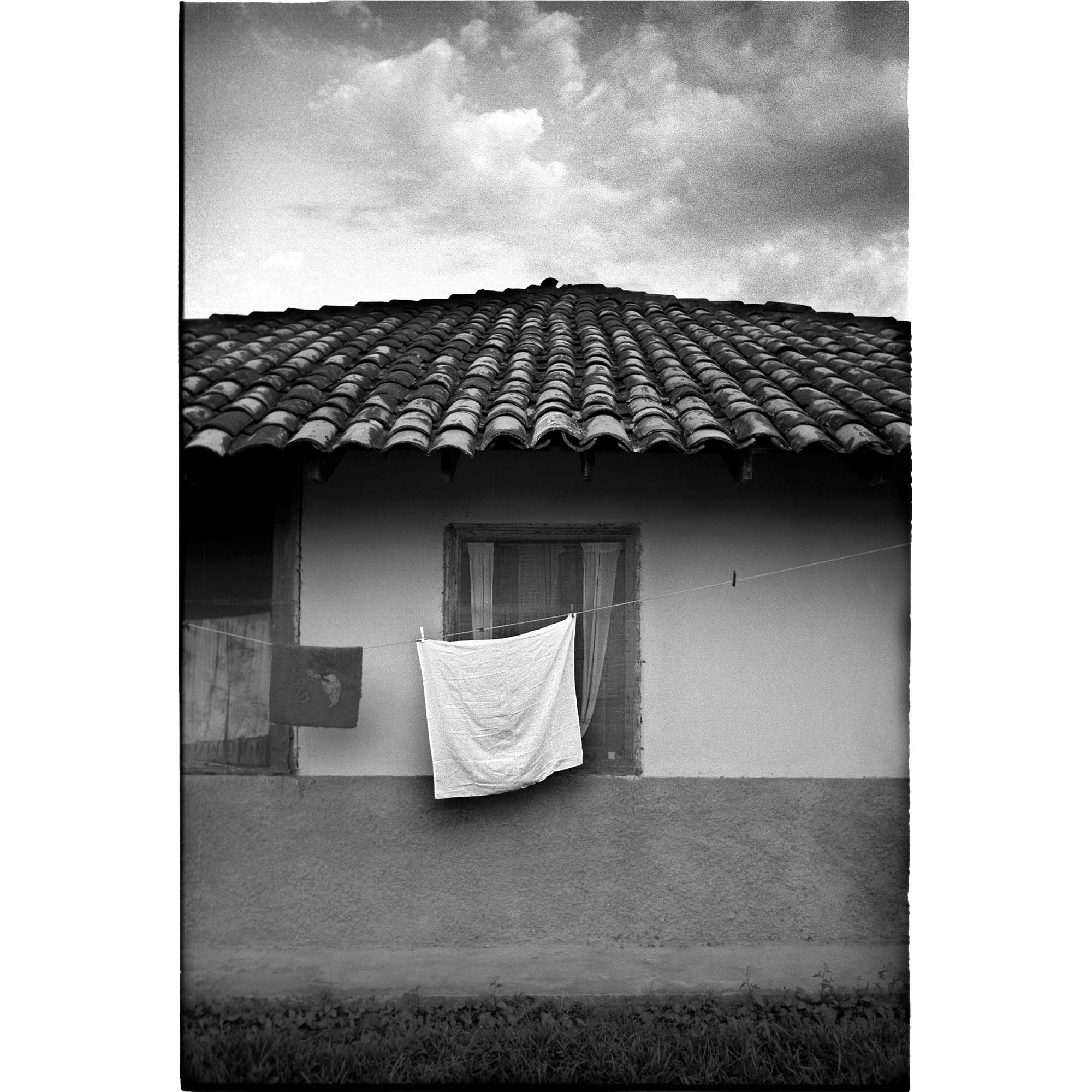 Clothesline, Rancho El Paraiso, Honduras print by Tadd Myers