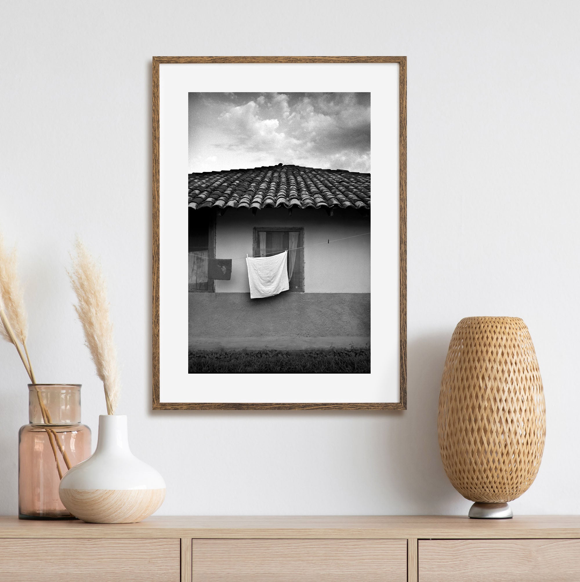 Clothesline, Rancho El Paraiso, Honduras print by Tadd Myers