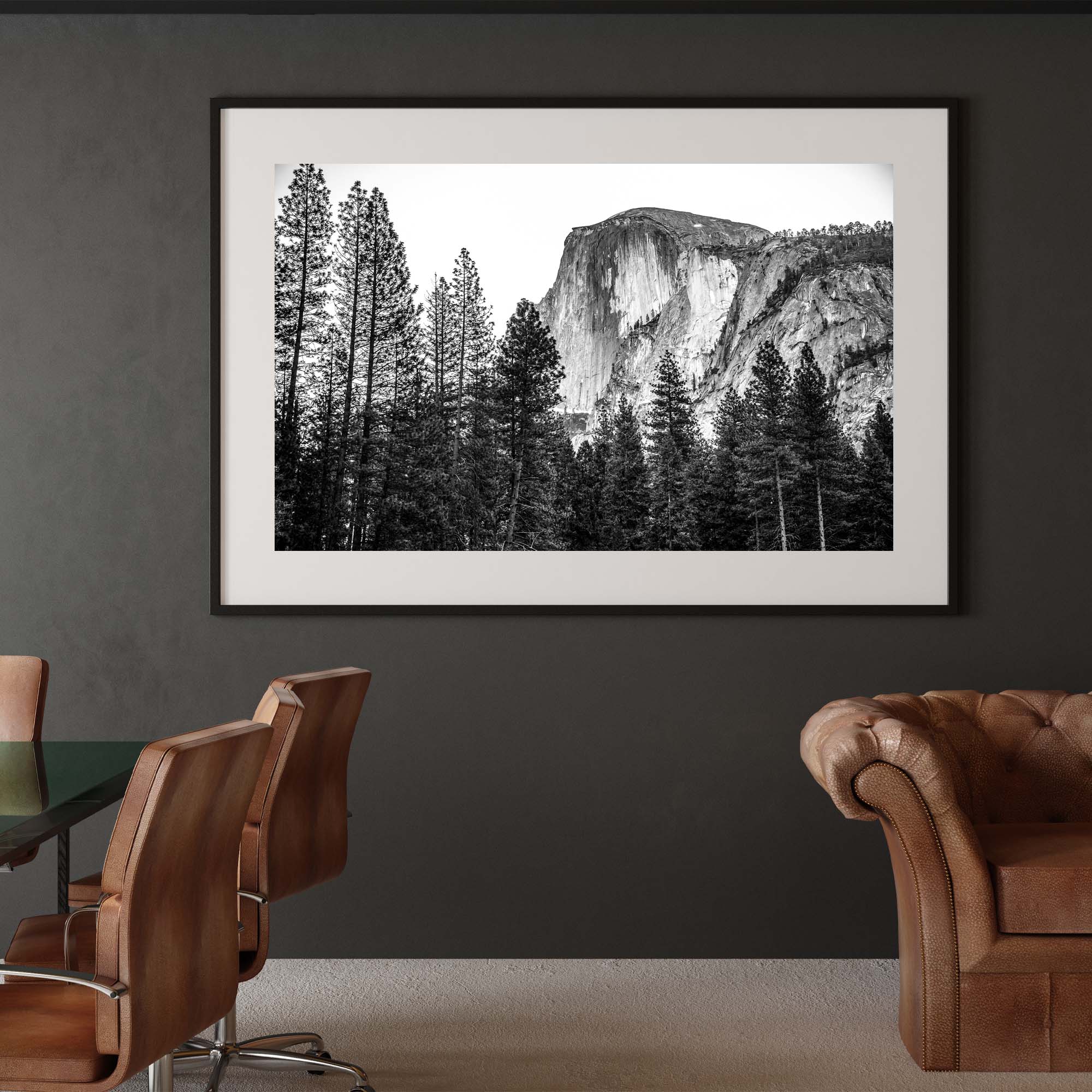 Yosemite Landscape print on a wall, Tadd Myers Photography