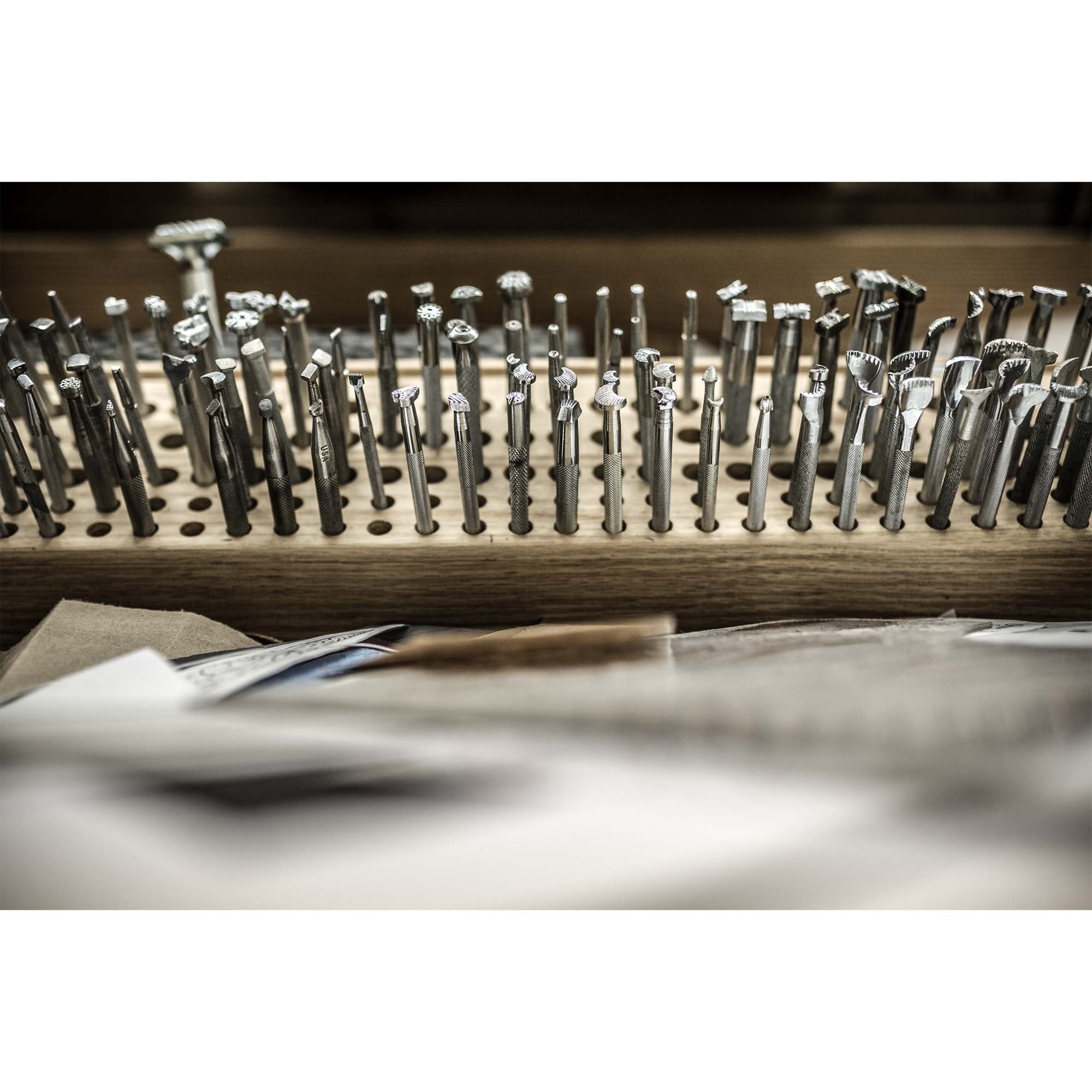 Tadd Myers, Making Boots tools and designs photography print