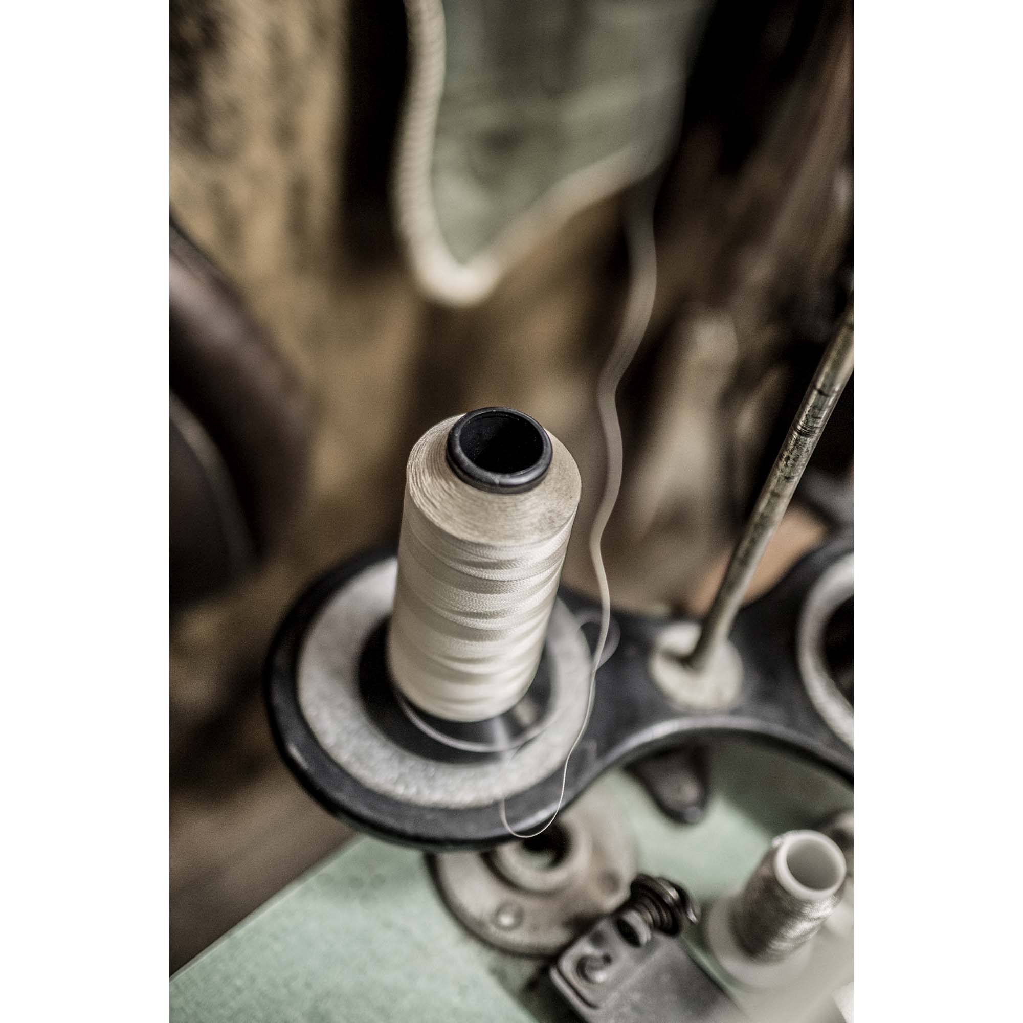 Tadd Myers, Making Boots - spool of thread print