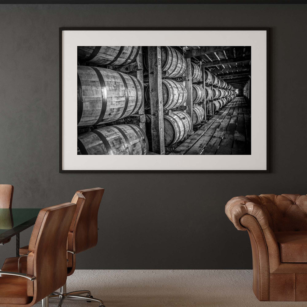 Bourbon Whiskey Barrels - 1 in a frame, taddmyersprints.com