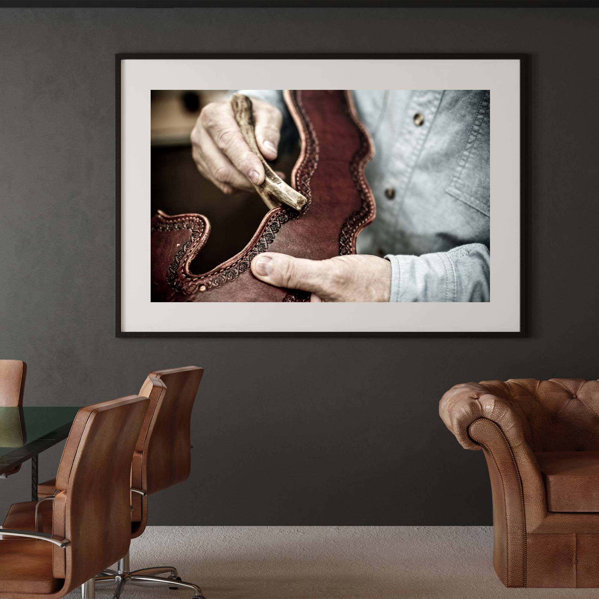 Tadd Myers, Holsters print on the wall