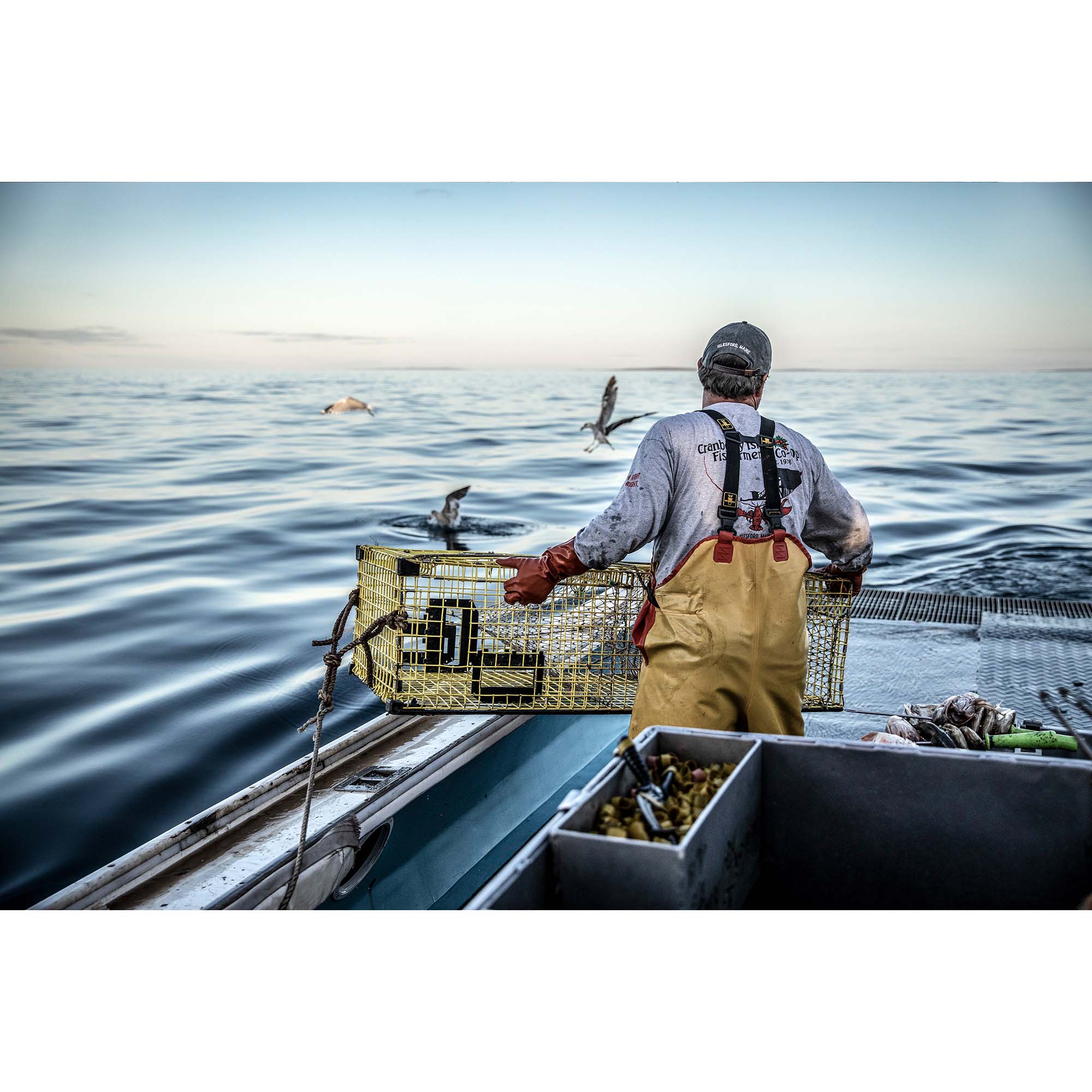 “Maine Lobsterman at Dawn” – Maine, USA - 11, taddmyersprints.com