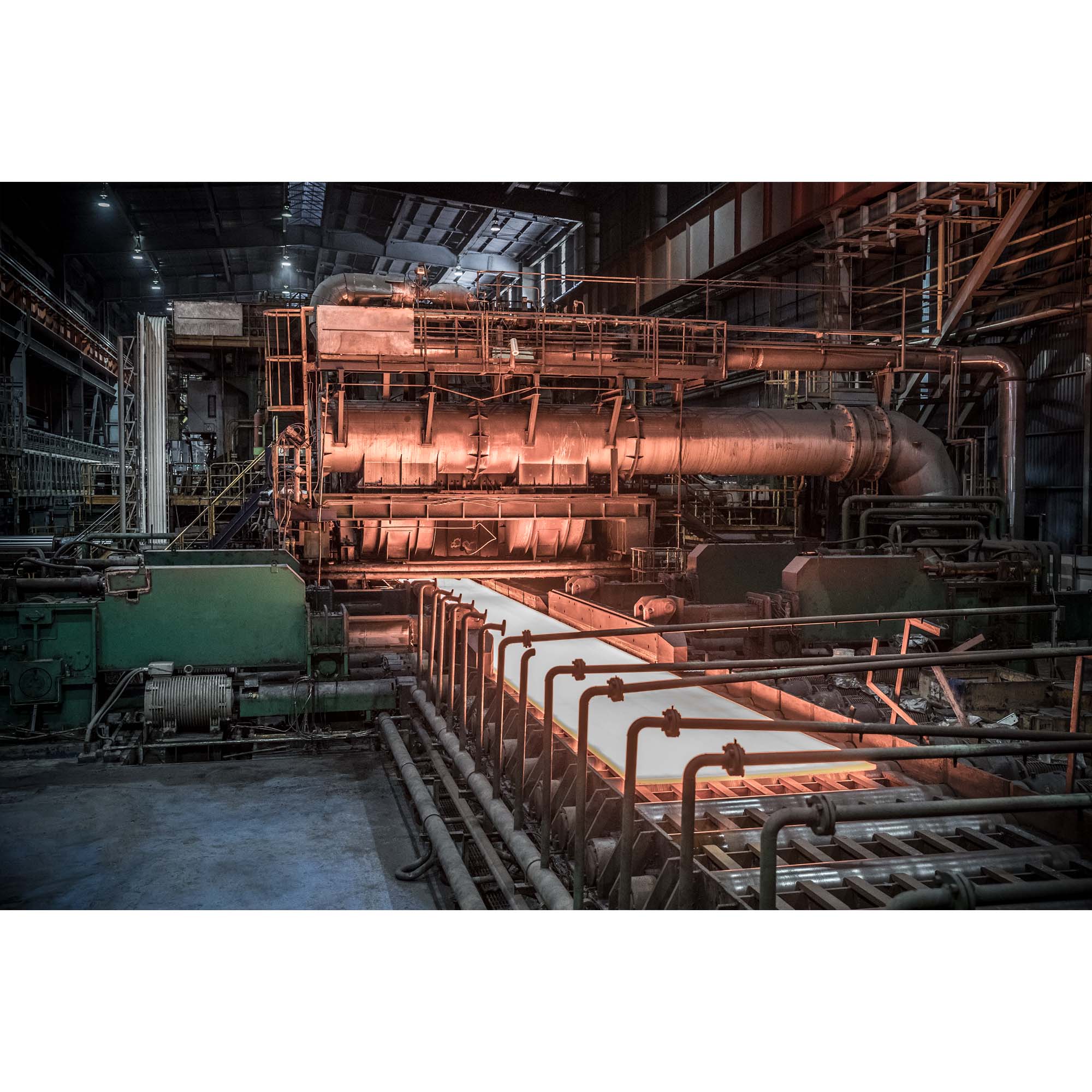 Industrial Plant, Tadd Myers Photography, plate steel print