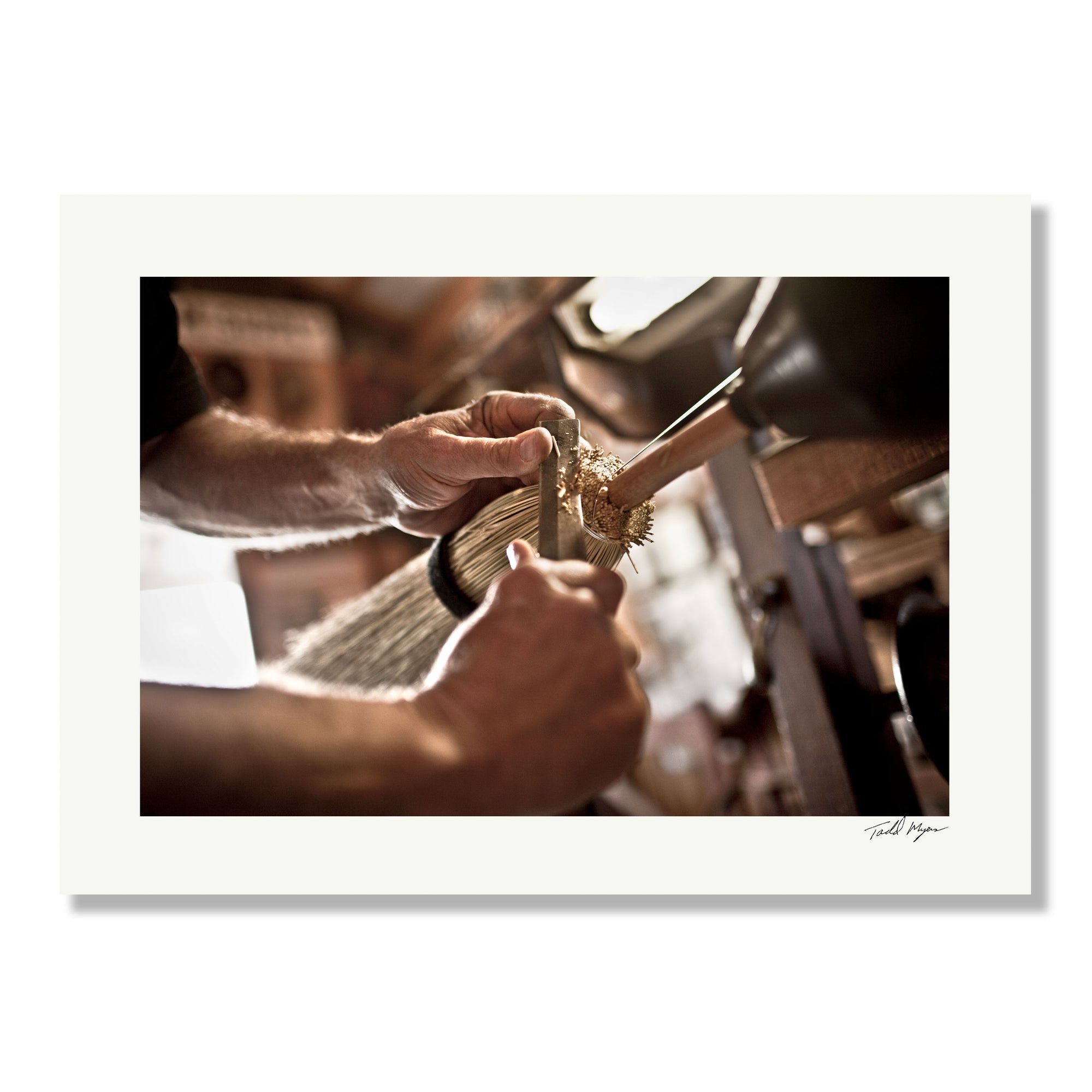 Tadd Myers, handcrafted broom