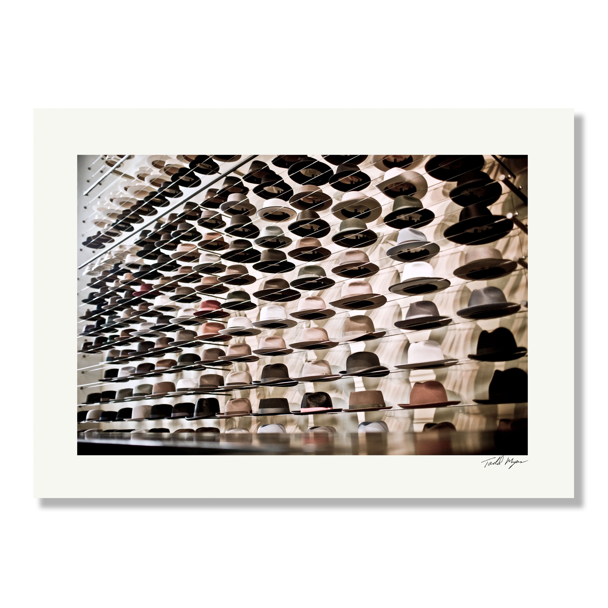 Tadd Myers, Hats print