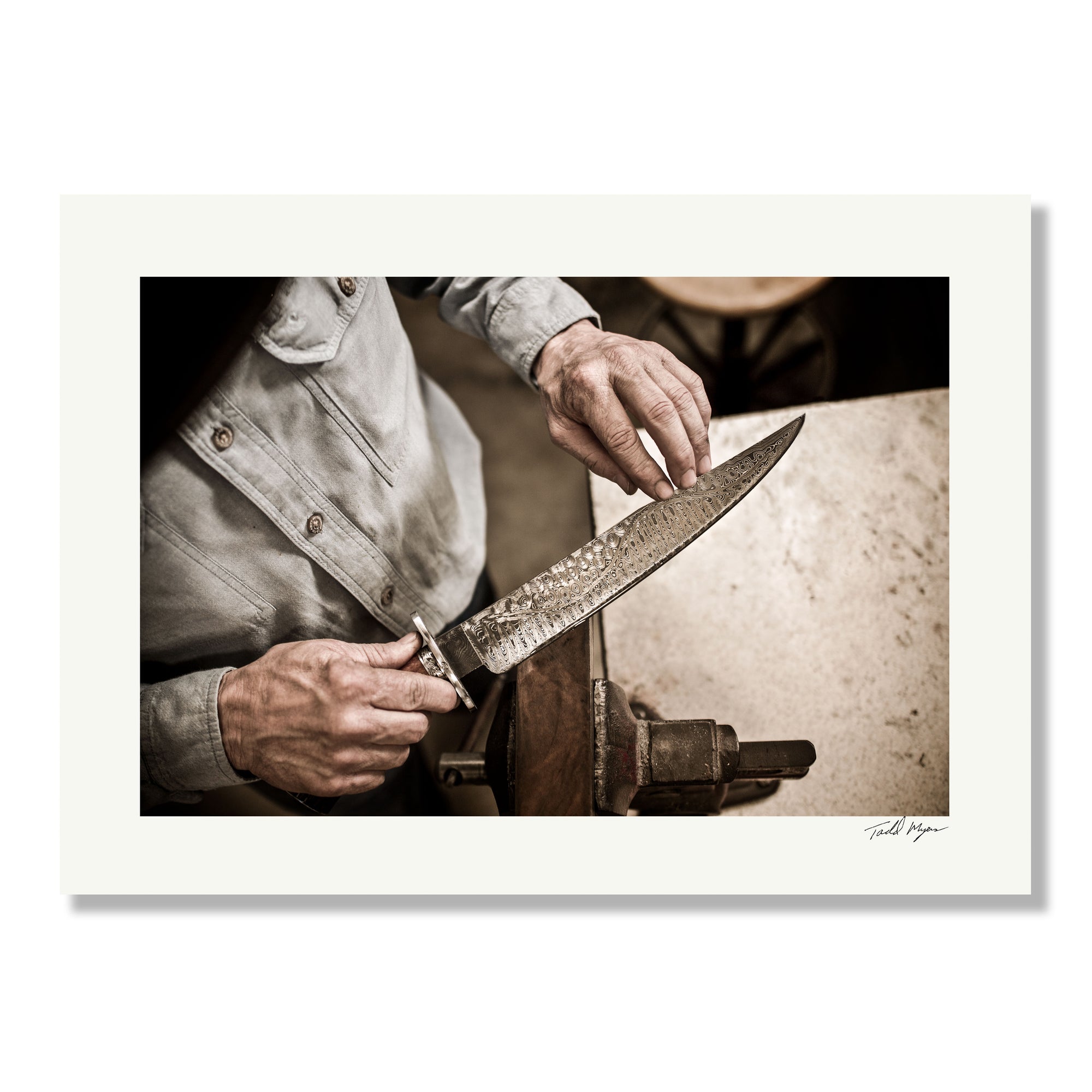 Tadd Myers, Knives - 2 the design print